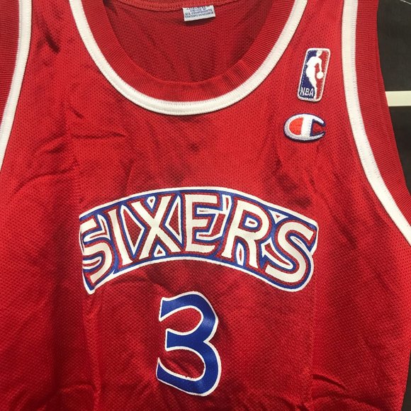Allen Iverson Philadelphia 76ers Sixers NBA Jersey Vintage Champion - Picture 4 of 4